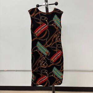 Ralph Lauren Cotton Blend Sleeveless Dress Size Small